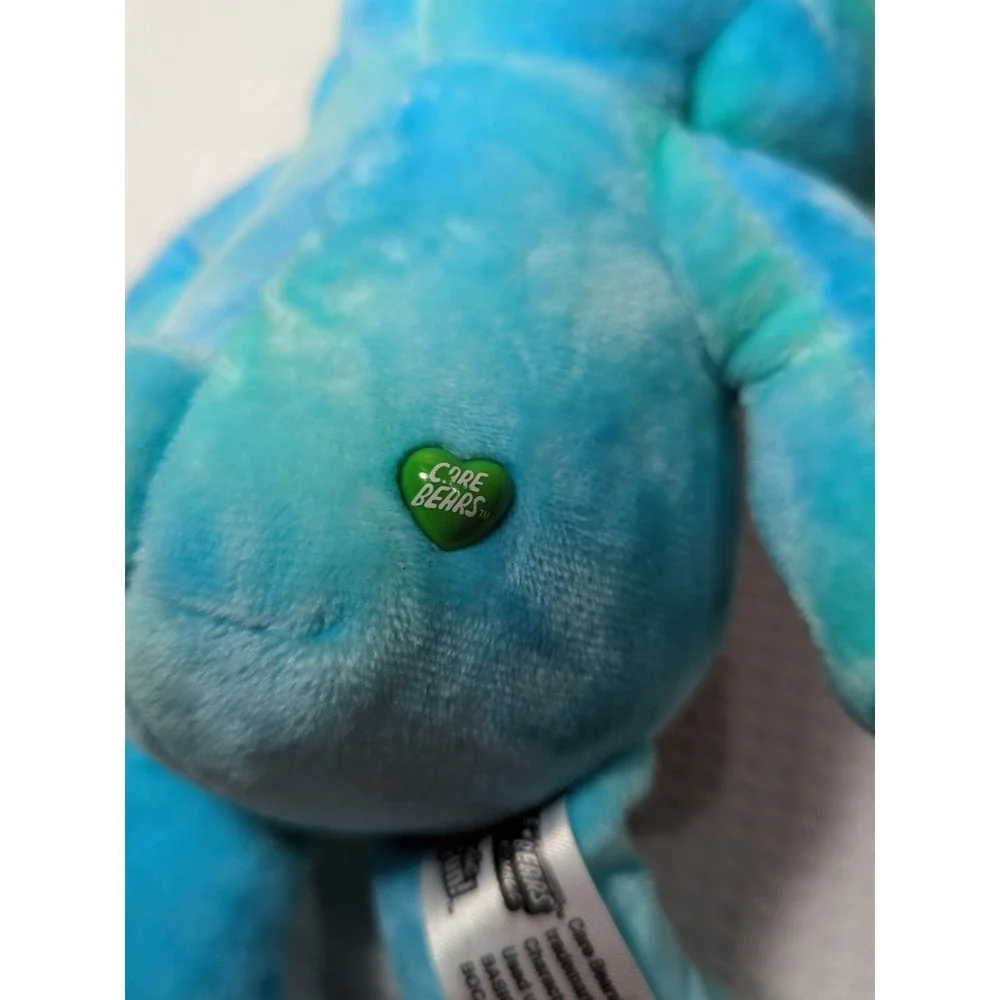 Care Bears Love the Earth Plush teddy blue green Basic Fun 9
